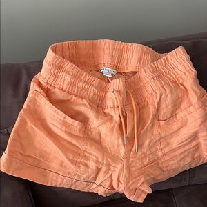 Lululemon Athletica Orange Athletic Shorts Relaxed Fit